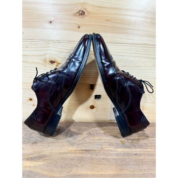 Johnston & Murphy Men's Burgundy Cap Toe Oxford Derby Dress Shoes Size 8M 15-238 - Picture 6 of 11